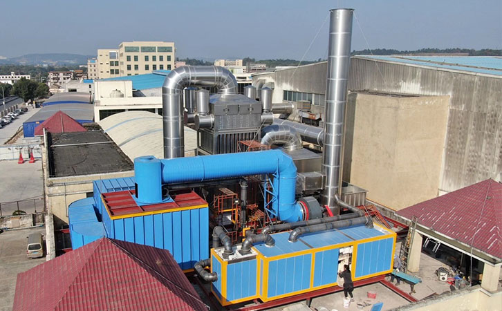 沸石轉(zhuǎn)輪+RTO廢氣處理工程案例