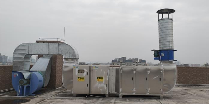 點膠、烘烤廢氣治理設(shè)備工程案例