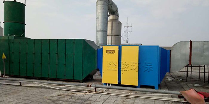 漆霧廢氣處理環保設備環保工程案例